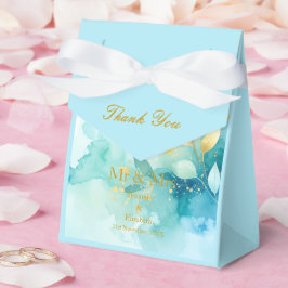 Aangepast Dank Je Wel Goud Schrift Meneer & Mevrou Bedankdoosjes