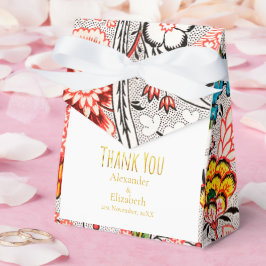Aangepast Dank Je Wel Natuur in Bloei Bedankdoosjes