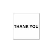 Aangepast dank u rubberstempel (Afrduk)