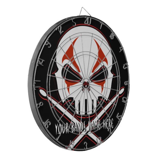 Aangepast dartboard-klusje voor rots en rolband da dartbord (Voorkant Links)