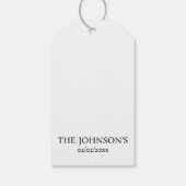 Aangepast dat we het huishuwelijk doen cadeaulabel (Achterkant)