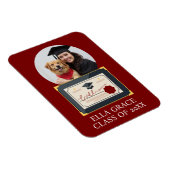 Aangepast diploma foto kader magneet (Rechterzijde)