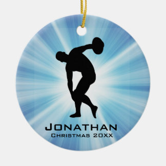 Aangepast Discus Thrower-Ornament Keramisch Ornament
