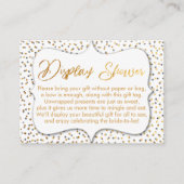 Aangepast displaydouche-inzetstuk informatiekaartje (Voorkant)