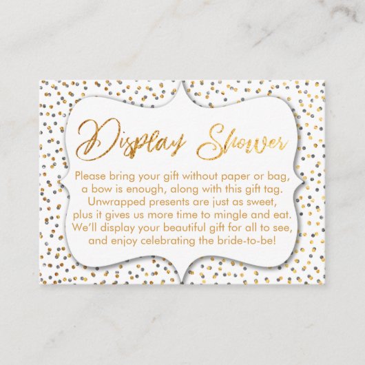 Aangepast displaydouche-inzetstuk informatiekaartje (Voorkant)