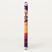 Aangepast DIY Monogrammen zonsondergang paars Case-Mate iPhone Case (Achterkant / rechts)