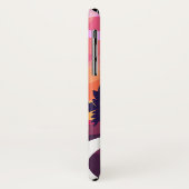 Aangepast DIY Monogrammen zonsondergang paars Case-Mate iPhone Case (Achterkant/links)