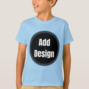 Aangepast donkergrijs ontwerp foto of tekst toevoe t-shirt