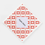 Aangepast door Zwitserland en Zwitserse vlag Servet (Hoek)