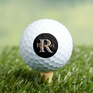 Aangepast Drie gelaagd Monogram met Voornaam Golfballen