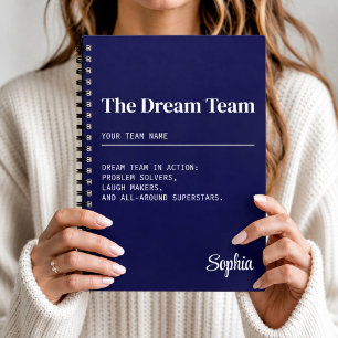 Aangepast droomteam zakelijke collega teamwerk cad notitieboek