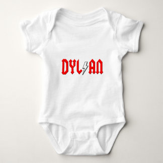aangepast DYLAN-shirt voor rots en rollen Romper