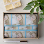 Aangepast één fotopatroon tissuepapier (Geschenk)