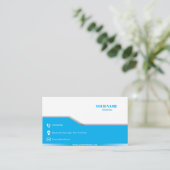 Aangepast eenvoudig Visitekaartje (Staand voorkant)