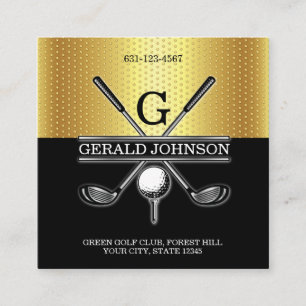 Aangepast eenvoudig Visitekaartje voor goudgradiën