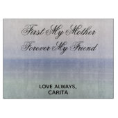 Aangepast eerste Mijn moedersnijdbord Snijplank (Voorkant)