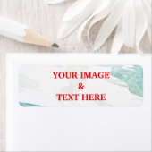 Aangepast eigen fotolabel etiket (Insitu)