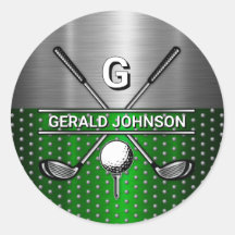 Aangepast Elegant Golf Monogram