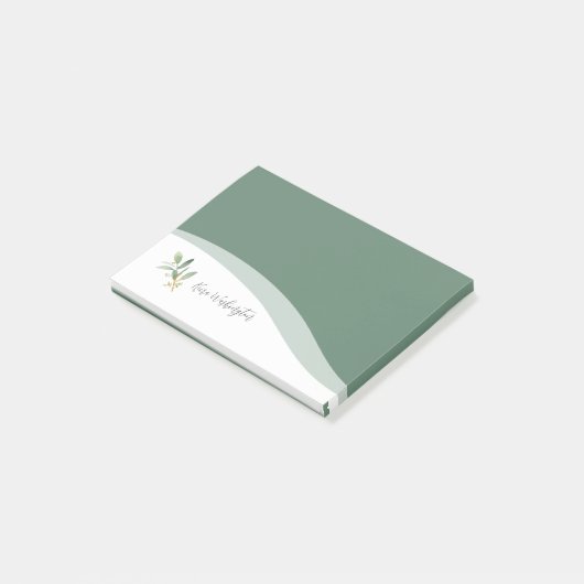Aangepast elegant post-it® notes (Schuin)