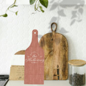 Aangepast Elegant Script Achternaam Hostess Gift Snijplank