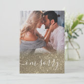 Aangepast elegante foto Het spijt me dat ik Kaart (Staand voorkant)