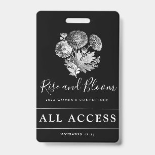Aangepast evenement VIP All Access Women's Confere Badge