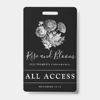 Aangepast evenement VIP All Access Women's Confere Badge