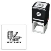 Aangepast ex libris boek zelfinktende stempel (In situ)