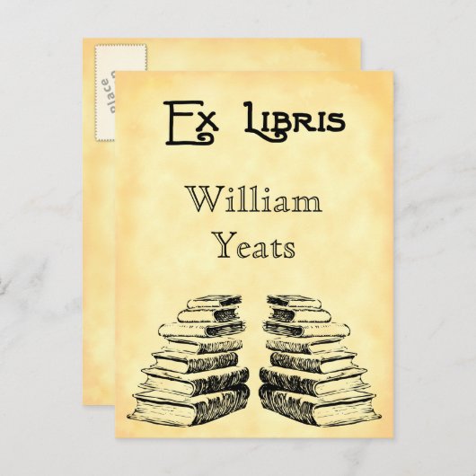 Aangepast Ex Libris en Briefkaart Boeken (Voorkant / Achterkant)