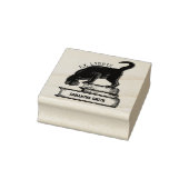 Aangepast Ex Libris, Kat Boek Rubberstempel (Stempel)