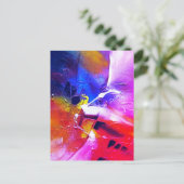 Aangepast expressionistisch modern Abstract kunsts Briefkaart (Staand voorkant)