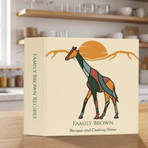 Aangepast familie-girafrecept mid-century boho