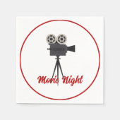 Aangepast filmcamerapapier servet (Voorkant)