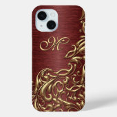 Aangepast flessenpatroon voor heerlijk goud Case-Mate iPhone case (Achterkant)