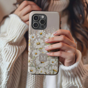 Aangepast Floral Patroon iPhone 16 Pro Max Hoesje