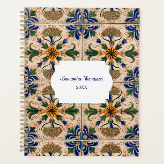 Aangepast  Floral Pattern-patroon voor de Middella Planner (Voorkant)