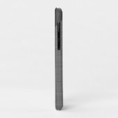 Aangepast folielicht Middeldonkergrijs leder Case-Mate iPhone Case (Achterkant/links)
