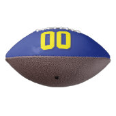 Aangepast Football BLAUW EN GEEL (Gedraaid 270)