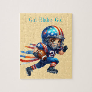 Aangepast football legpuzzel