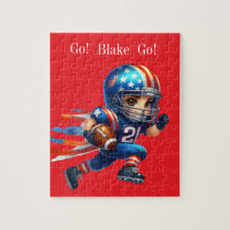 Aangepast football legpuzzel