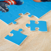 Aangepast football legpuzzel (Zijkant)