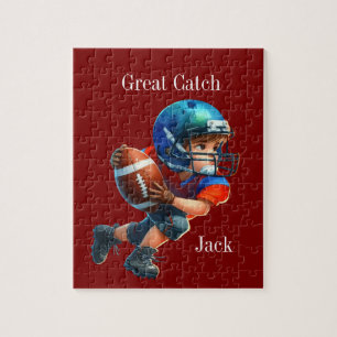 Aangepast football legpuzzel