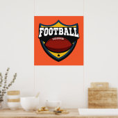 Aangepast Football Logo poster (Keuken)