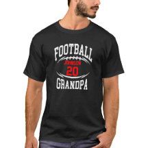Aangepast Football Opa T-shirt