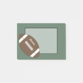 Aangepast Football Post It Notes Gift (Voorkant)