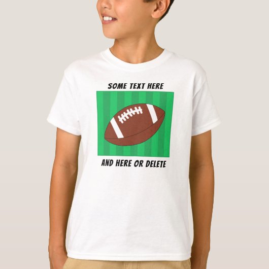 Aangepast football t-shirt (Voorkant)