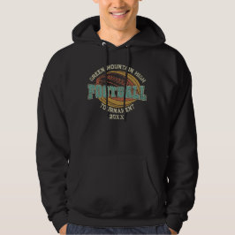 Aangepast Football Toernooi Jaar Naam Nummer Hoodie