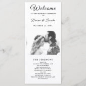 Aangepast foto Eenvoudig legant script |Modern huw Programma (Voorkant)