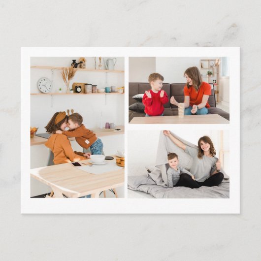 Aangepast foto- en bericht briefkaart (Voorkant)