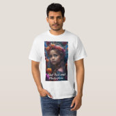 Aangepast, foto en tekst toevoegen t-shirt (Voorkant volledig)